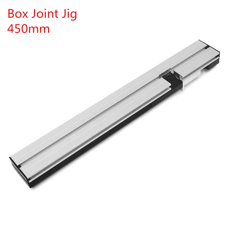 450mm Angle Miter Gauge Sawing Assembly Ruler Box Joint Jig Track Stop Limit Profile Fence Woodworking Tools Table Saw Router: Box Joint Jig
