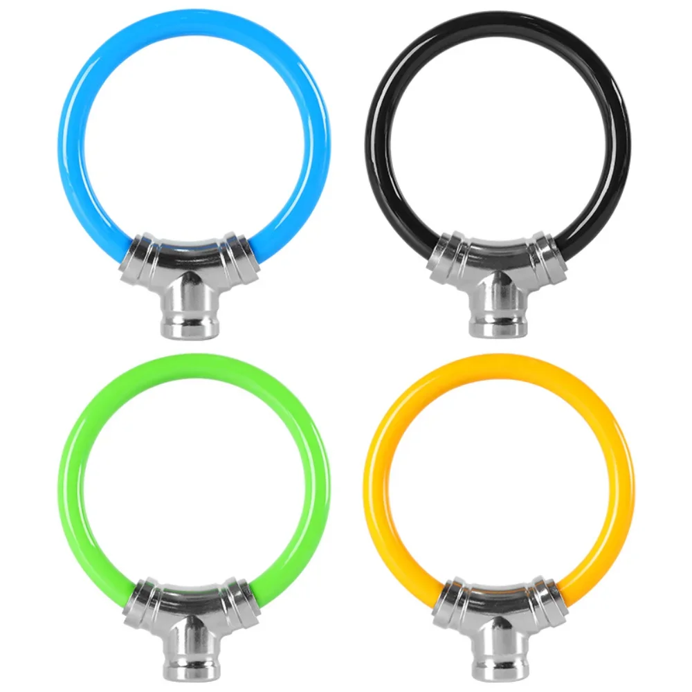 Bike Lock Thick Steel Cable & Alloy Ring Cut-Resistant Waterproof for Mountain/Road/E-Bikes Bicycle Accessories Sports cycling