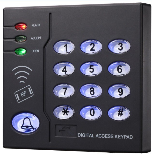 LPSECURITY DOOR LOCK GATE OPENER Keypad Access Control,Stand alone Access Controller,RFID reader 125KHZ EM card