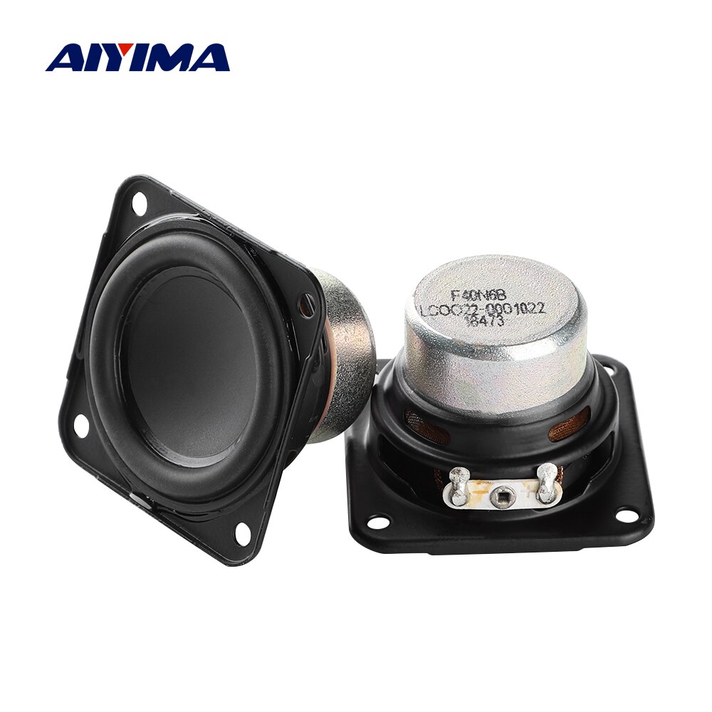 AIYIMA 2Pcs 1.75 Inch Neodymium Full Range Speaker 4 Ohm 15W Home Theater Loudspeaker DIY Wireless Bluetooth Mini Speaker