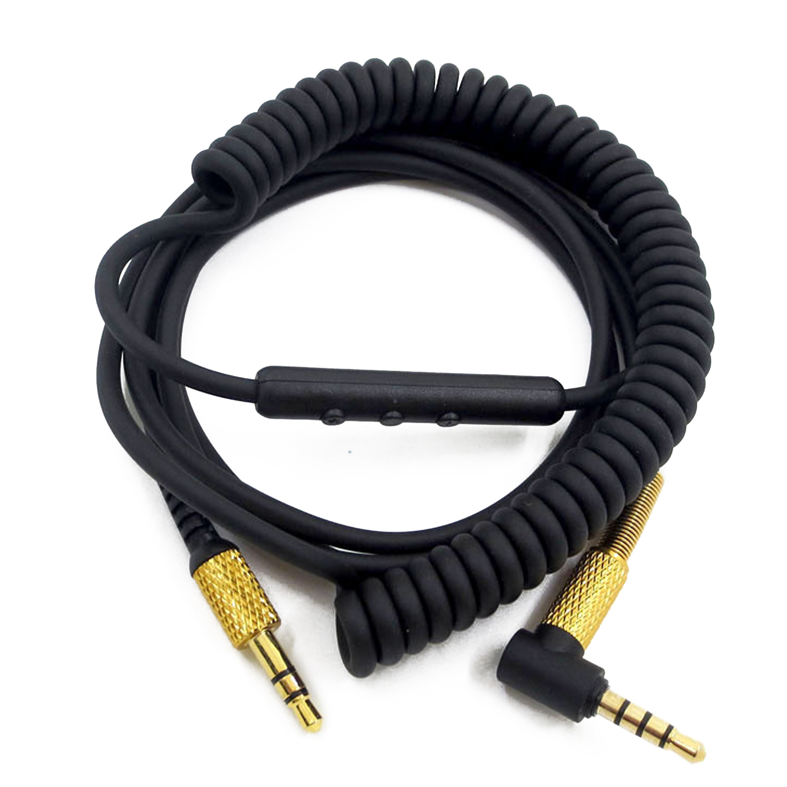 Vervangende audiokabel voor marshall major ii hoofdtelefoon, 130cm jack 3.5mm geschikt voor marshall monitor on-ear pro hoofdtelefoons met microfoon.