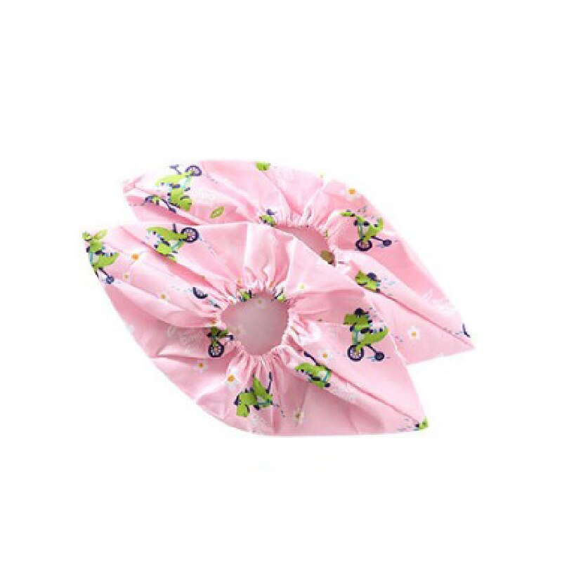 Tvättad tjockna återanvändbar elastisk skoöverdrag hem inomhus halkskyddsöverdrag student non-woven enfärgad dammtät fotöverdrag: 3