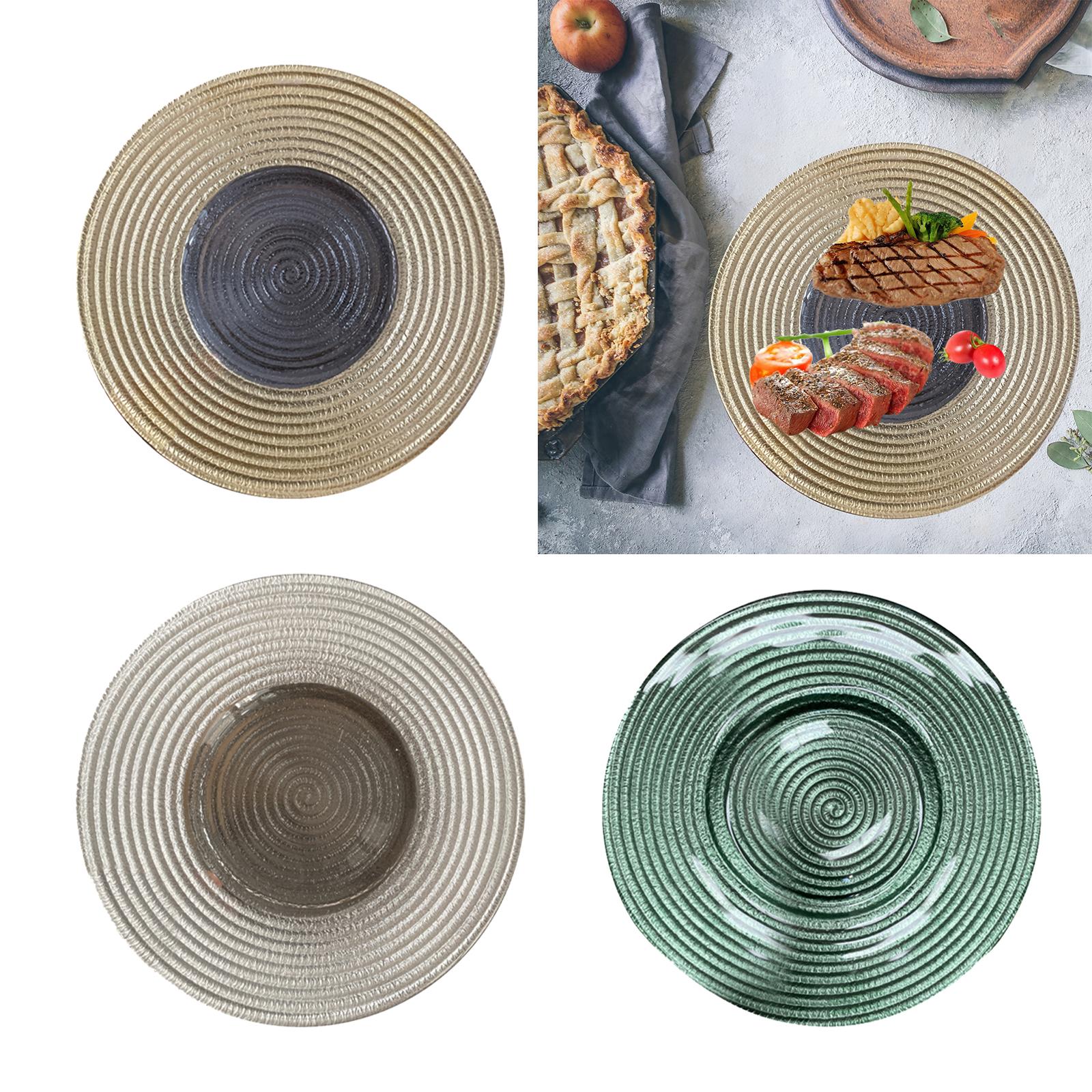 Glass Dinner Plates Serving Dishes Serving Platter for Appetizer Restaurant