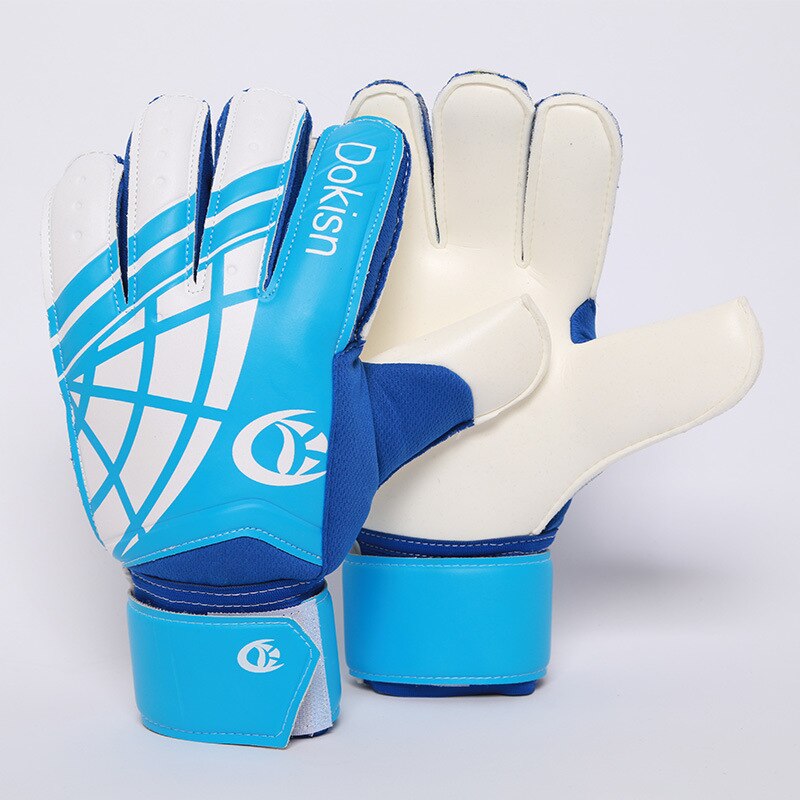 Nuovi guanti da portiere di calcio guanti da portiere per allenamento di calcio guanti da portiere in lattice antiscivolo resistenti all&#39;usura: DKS835 blue / 9