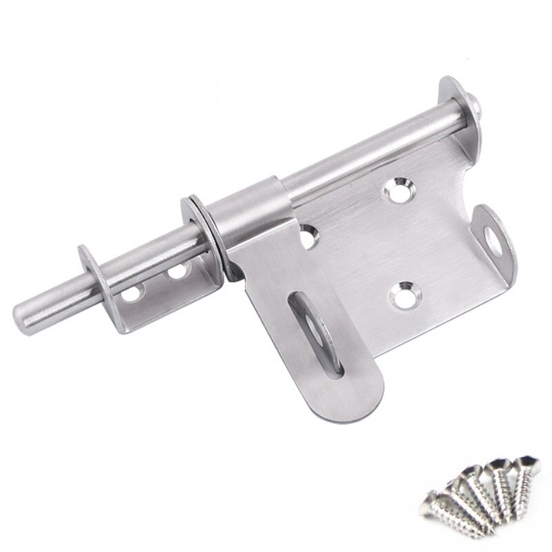 1pc Heavy Duty Warehouse Security Door Slide Bolt Gate Latch Stainless Steel Door Bolt