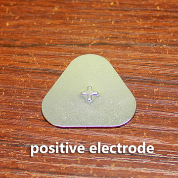 50pcs/lot Battery accessories 18650 lithium battery 3p cap stainless steel battery cap positive and negative: Brass