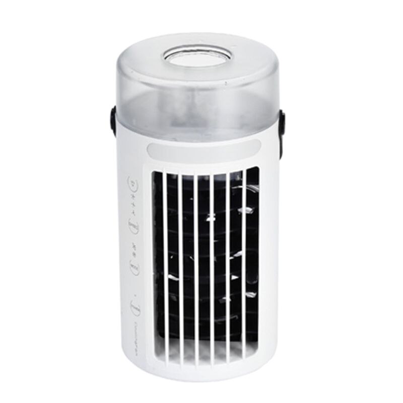 Mini Draagbare Airconditioner - Koeler Luchtbevochtiger Zuiveraar - Desktop Ventilator - Nachtlampje