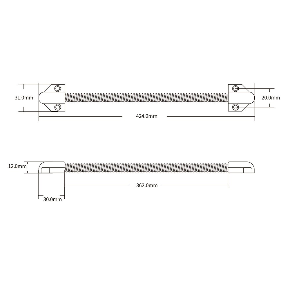 wire crossing device Metal exposed sleeve tube pipe Cable Line for Control Lock Door Lock Guard wire pipe of access control