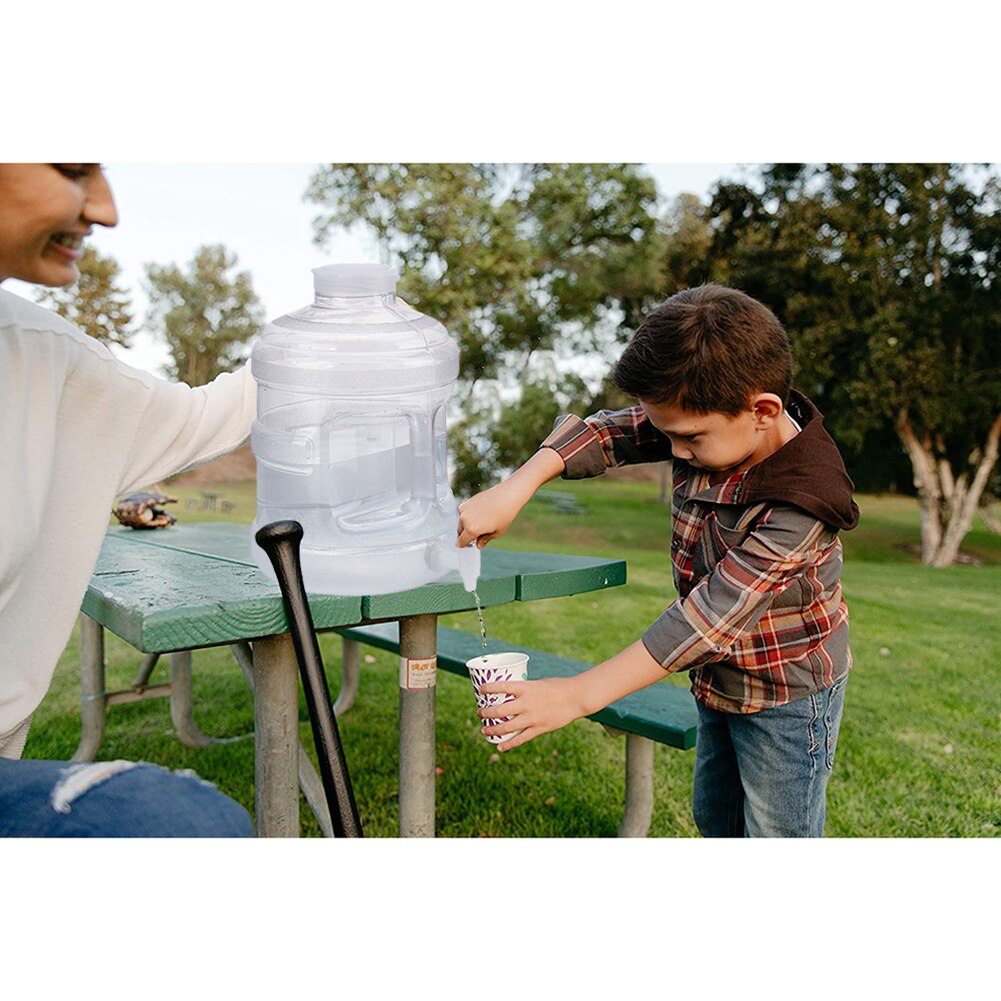 10L Car Water Tank Portable Camping Water Bucket Container Storage With Faucet Large-Caliber Water Injection Port