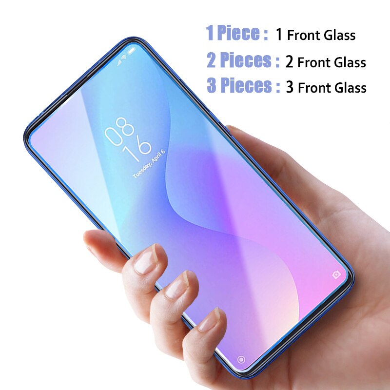 3PC Protector For xiaomi Mi 6 7 8 8T 9 10 9T 10T Pro SE Tempered Glass for xiaomi A1 A2 A3 Lite 5G Tempered Glass