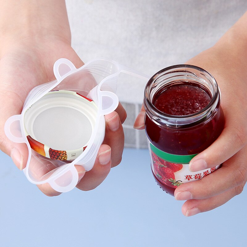 Food Silicone Cover Universal Silicone Lids For Cookware Reusable Stretch Lids Kitchen Accessories