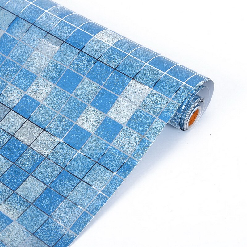 Kitchen Oil-Proof Waterproof Sticker Self-adhesive Wallpaper Peel and Stick Backsplash for for Drawer Stove Countertop 45x200cm: 4