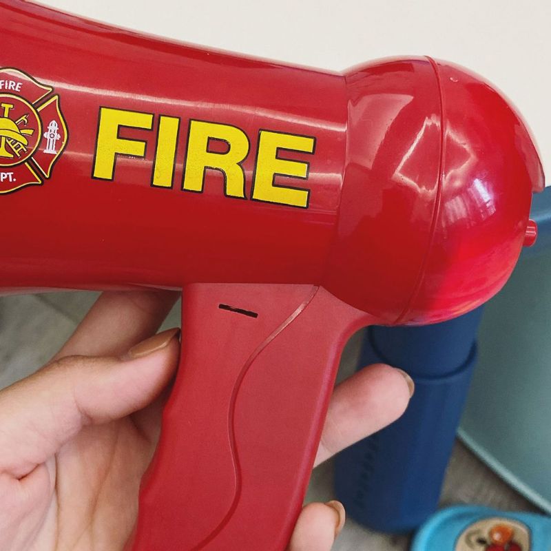 Fire Fighting Megaphone for Kids Pretend Cosplay Firemen Portable Hand Loud Clear Speaker Toys