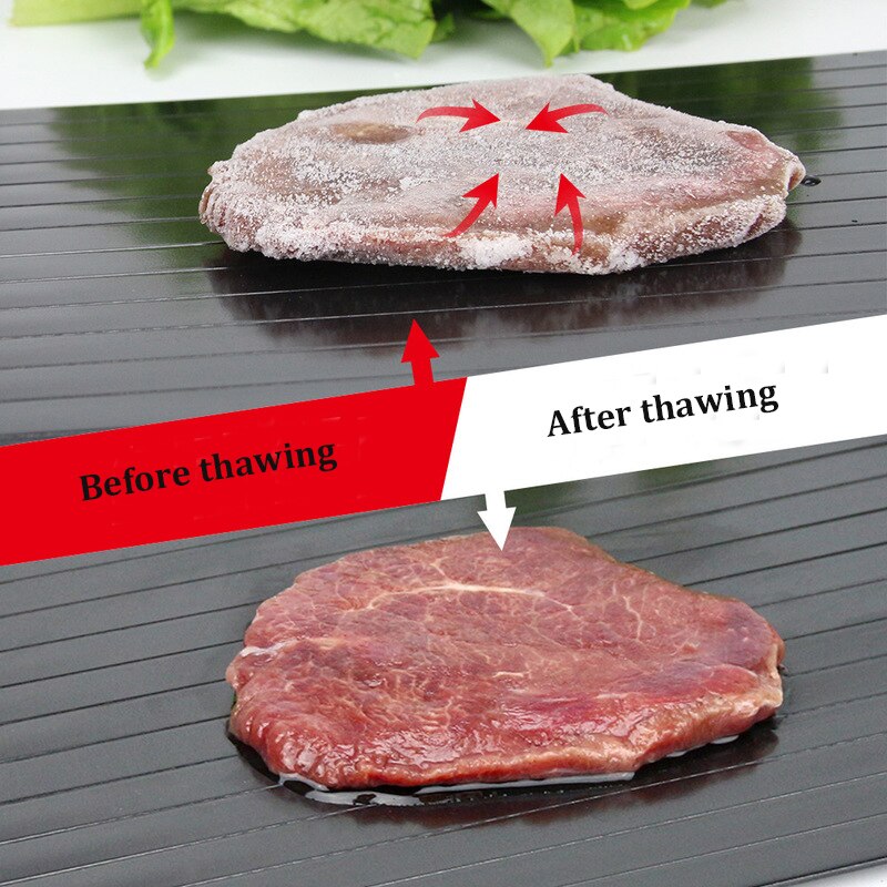 Fast Defrosting Tray Thaw Freezing Food Meat Fruit Quick Defrost Thaw Plate Board Defrost Kitchen Gadget Tool 4.7 831 Reviews