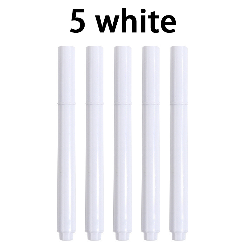 3-25 stks/set Wit/Kleuren Vloeibaar Krijt Uitwisbare Pen Marker Voor Glazen Ramen Elektronische Schoolbord Krijtbord Whiteboard marker: YELLOW