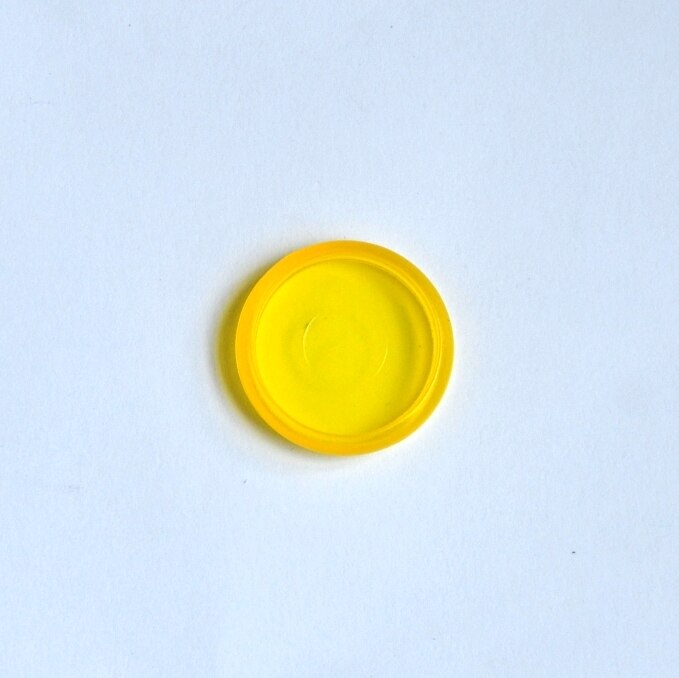 12 st 24mm bindskiva plast rund bindningsring spänne färg pärm tillbehör svamp hål böcker skivor bindning: Gul