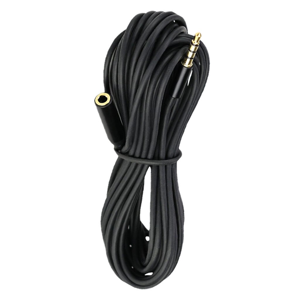 Trrs conector macho de 3.5mm, conector macho para fêmea, fios de cabo de áudio do microfone