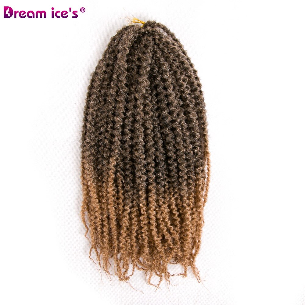 Dream ice-trenzas de pelo rizado Afro freetress, extensiones de cabello trenzado preloop, 60 raíces, un paquete