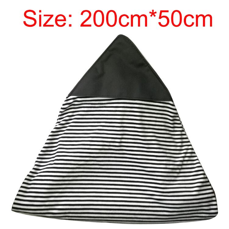 Deska surfingowa pokrowiec na deskę surfingową Wakesurf Longboard surfing rozciągać obudowa ochronna: czarny-200X50