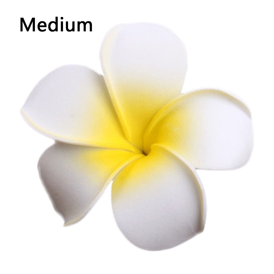 Plumeria Bloem Haarspeld Bohemian Frangipani Haar Clip Bridal Haarspelden Bohemen Zee Strand Accessoires Cadeau Voor Meisje Seaside: Middle