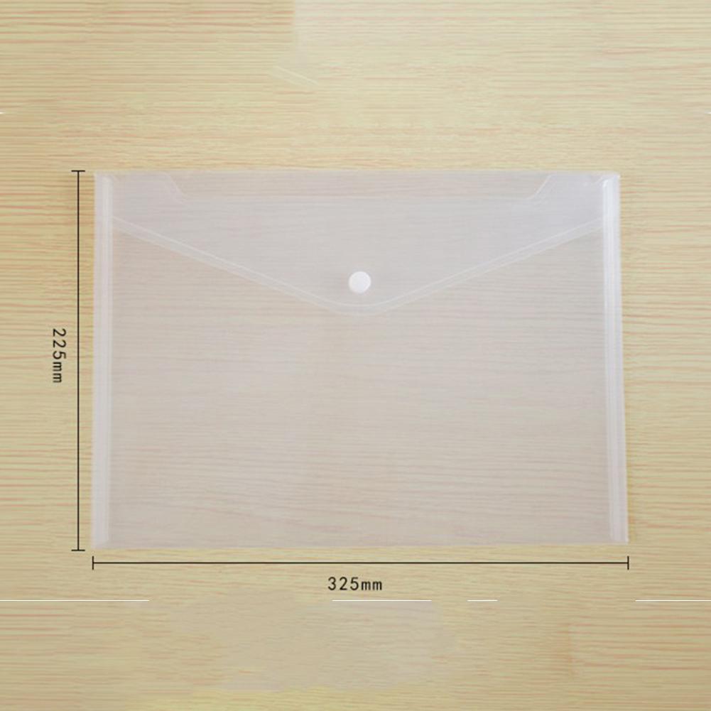 Papers Envelope Organizer Case Snap Button Storage Container for Document School Student Supply r20 A4 File Bag