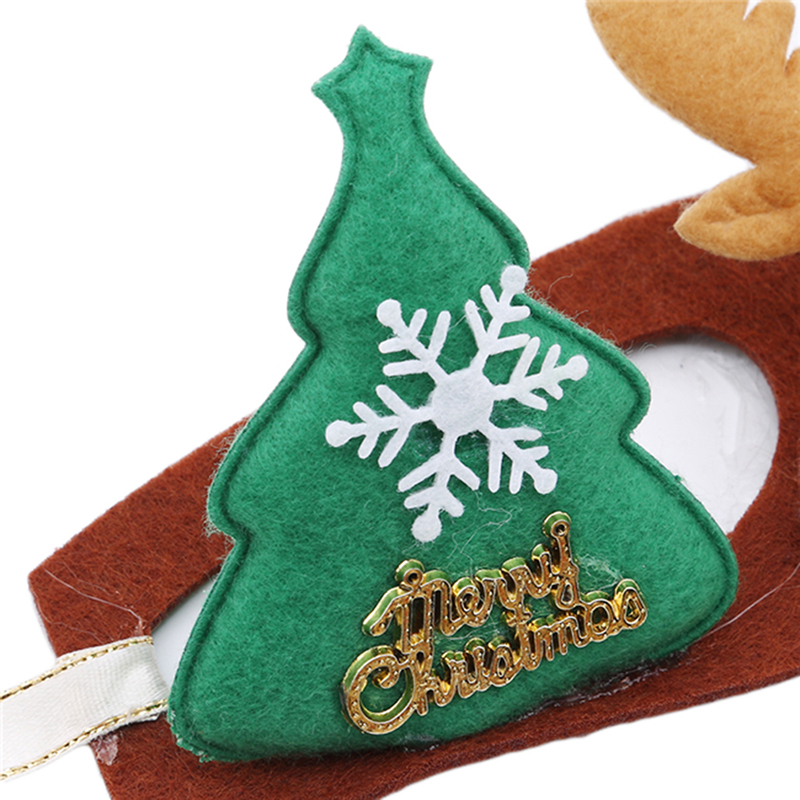 Lovely Christmas Deer Headband Pet Dogs Cats Puppies Christmas Tiaras Pet Hoods Pet Halloween Tiara Hats Props: Green Elk M
