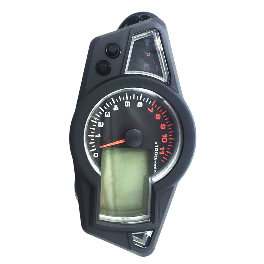 Motorcycle LCD Speedometer Motorcycle Digital Odometer Speedometer Tachometer