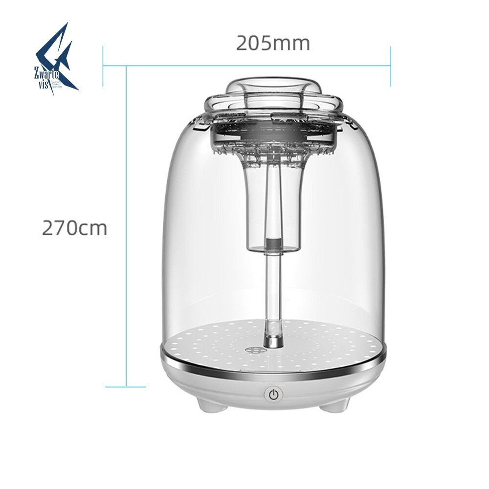 Plastic Mini Desktop Circulation Ecological Simulation Integrated Fish Tank Without Changing Betta Fish Tank