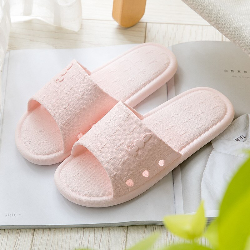 Sommer pvc badetøfler hjemme par sandaler indendørs søde bad skridsikre sandaler og hjemmesko strand udendørs sko: 06 / 40