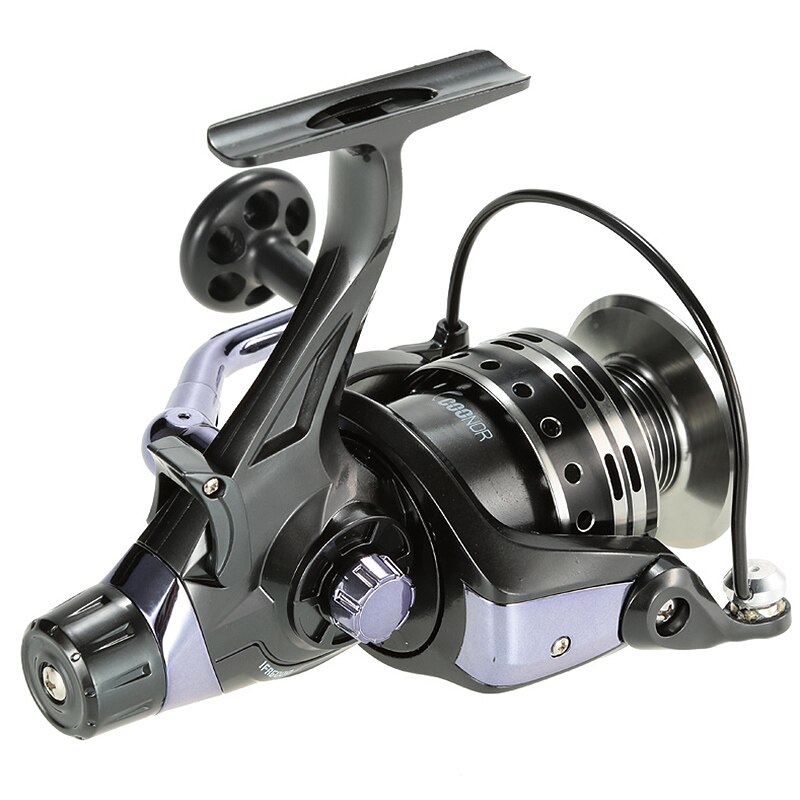 Coonor 11+1Bb Spinning Fishing Reel Gt4:7:1 Right/Left Handle Dual Brake System Carp Fishing Tackle Carretilha De Pesca