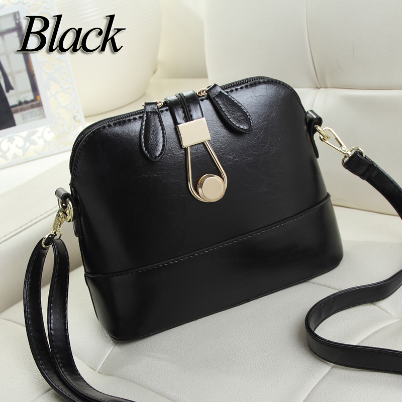 ZMQN Women Crossbody Bags Leather Shell Yellow Bags Small Ladies Hand Bag for Women Girls Side Bolsa Feminina A534: Black