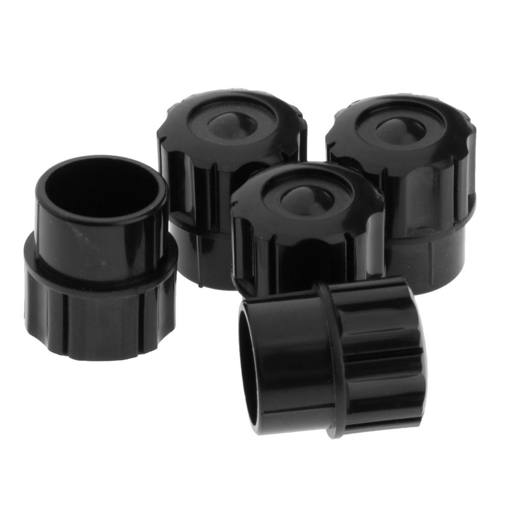 5 Pieces Plastic Soprano Saxophone End Plug Cap Sax Replacement Parts