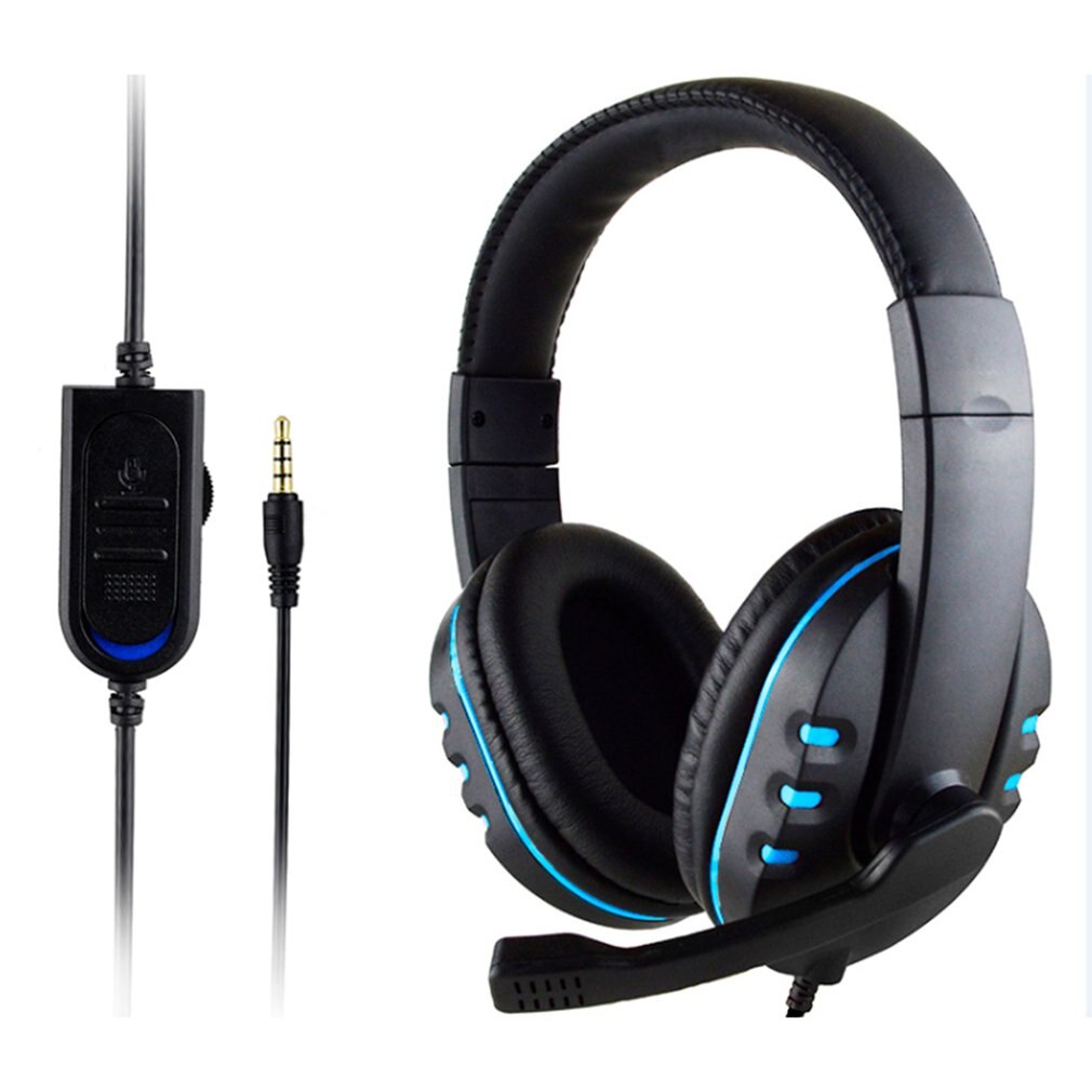 Casque d'écoute filaire stéréo avec micro pour PS4 Sony PlayStation 4 / PC: 1