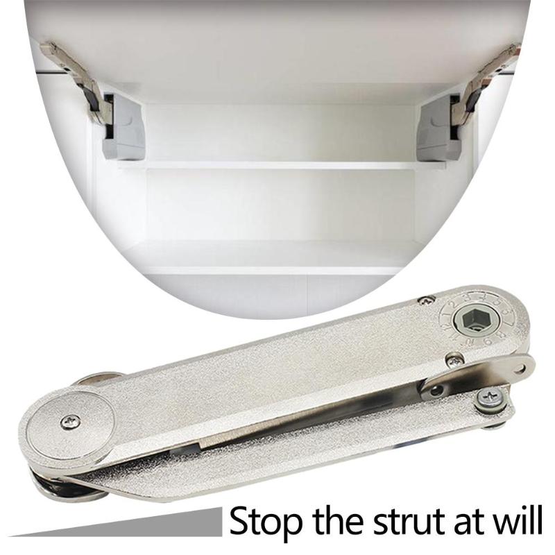 Randomly Stop Hinges Kitchen Cabinet Zinc Alloy Door Adjustable Lift Stay Support Bar Conveninently and Simple Installation
