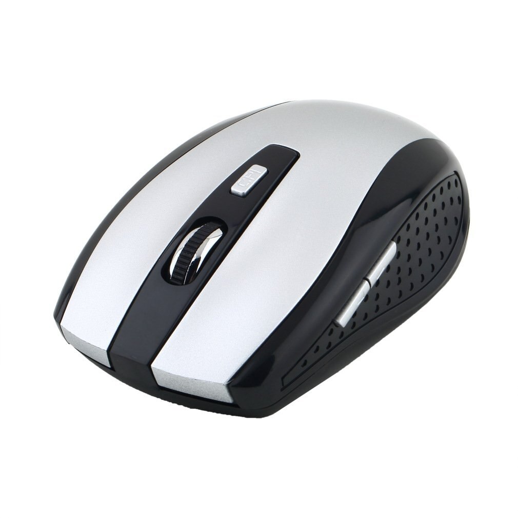 5 Buttons + 1 Scroll Wheel Mice with USB Receiver 2.4GHz Wireless Optical Mouse For PC Laptop Newest