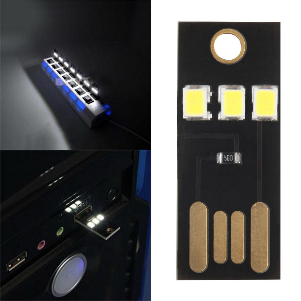 Mini cahier liseuse LED USB lave ordinateur lampe batterie externe livre veilleuse nouveauté ampoule doigt tactile ajuster la luminosité