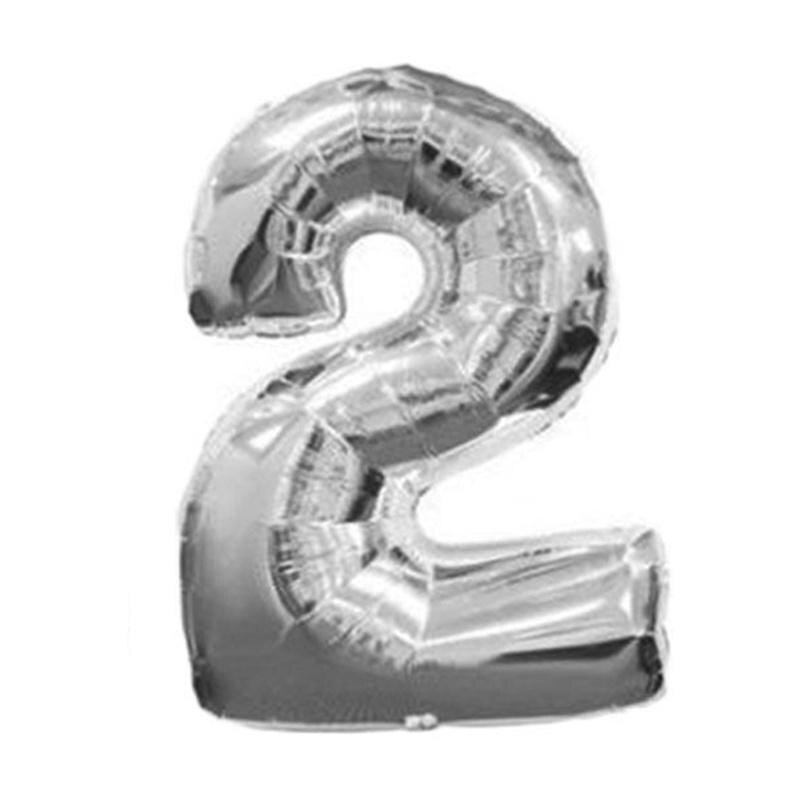 16 tommers aluminiumsfilm arabisk digitalt gull sølv ballonger 0-9 festdekorasjoner nyttige og gjør-det-selv-nummerballonger