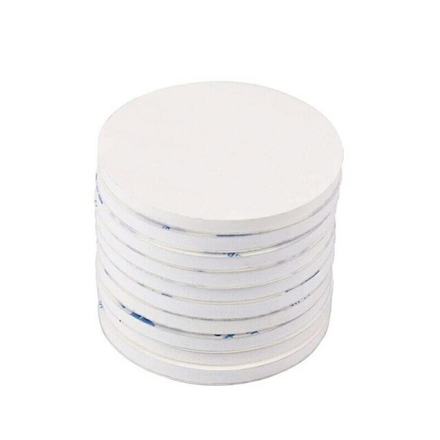 120 stuks 3m zwarte foamtape, sterke montagerondjes, zelfklevende auto- en thuisgebruiklijmen: 120 stuks wit 