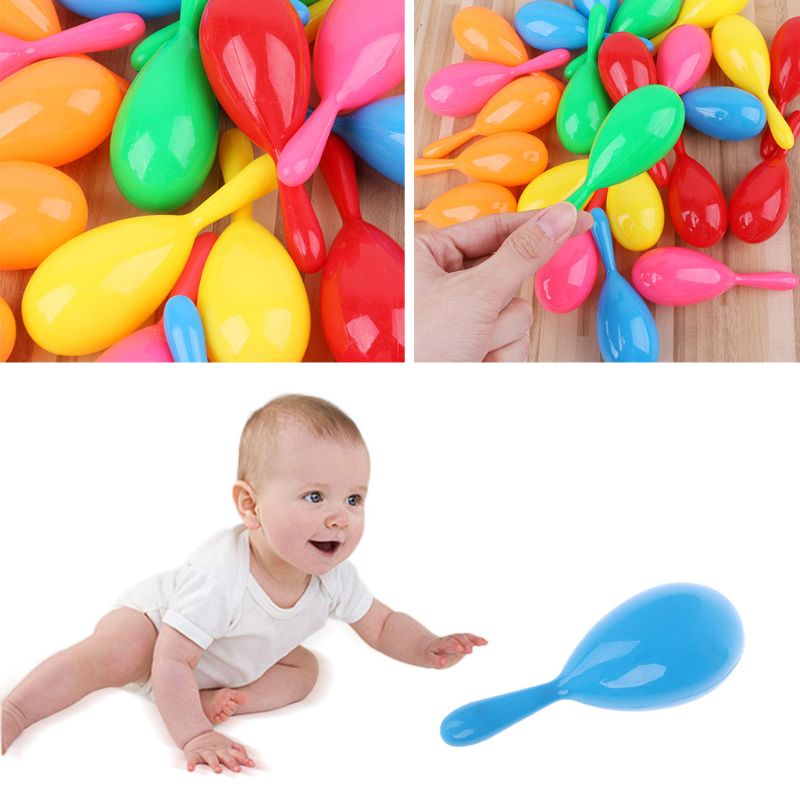 24 piezas para hacer ruido juguete neón Maracas suministros para fiestas