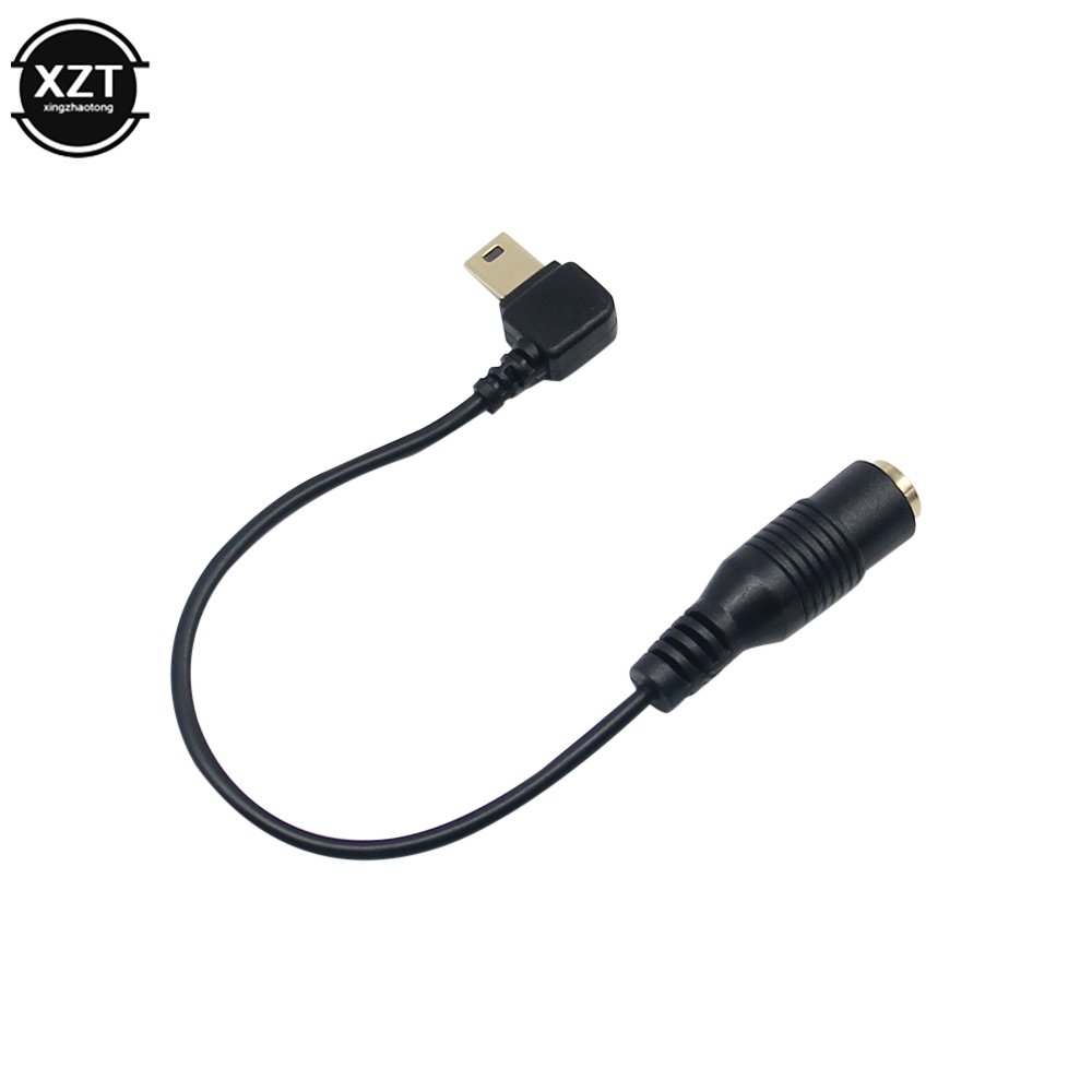 Micrófono de 3,5mm Mini USB micrófono externo adaptador de Audio Cable de transferencia para GoPro Hero 4 3 + accesorios de Cámara de Acción