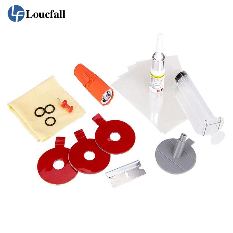 Car Windscreen Repair Kit Glass Windshield Restore Repairing Tools Set UV Light DIY Car Auto Kit Glass for Chip Crack