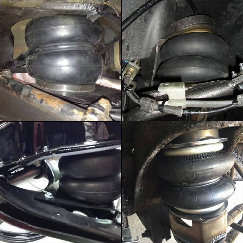 1 kpl universaali ilmatyynypussi 1/2 "npt yksi portti 2500 lbs ilma -ajojousisarja ford  f150/f250,  varten gmc sierra wlr -ab2600