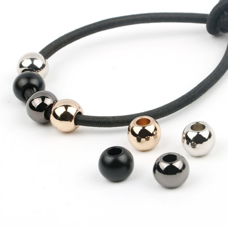 10mm Sphere Pearl Ball Cord Stoppers Rope Ends Buckle Lid Lock Toggle End Clip Clothes Bag Sportswear Shoelace Rope Accessories