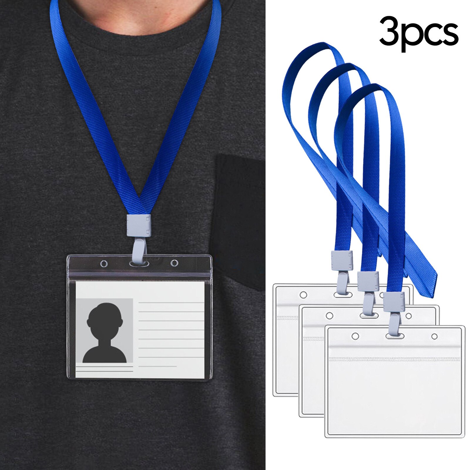 10pc Health Card Vaccine Card Protective Case Waterproof PVC Soft Card Case Card Holders Business Work Card Fast Ship