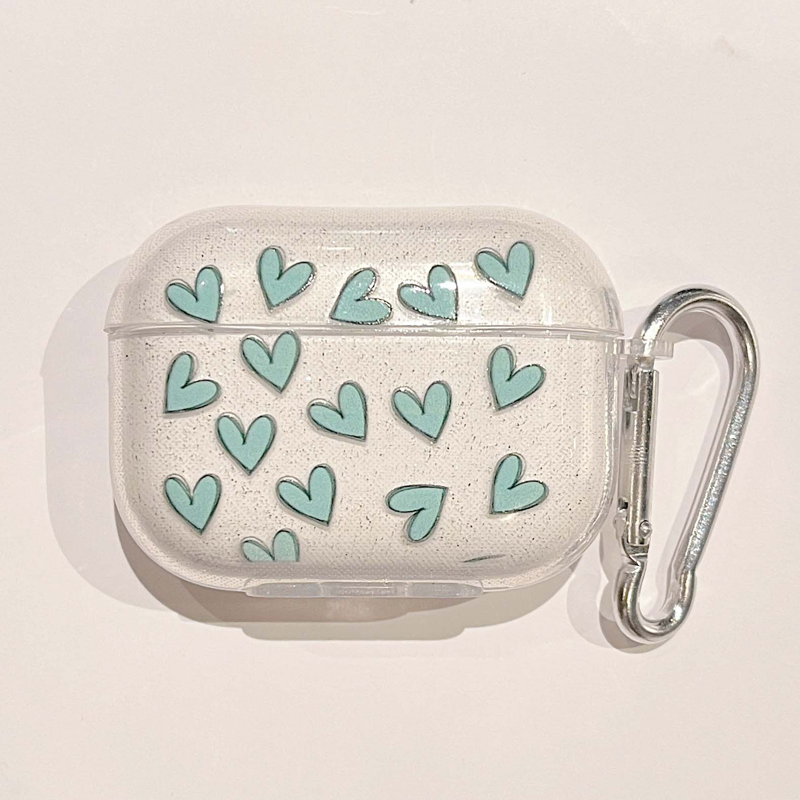 Pink Love Heart Cover for Apple AirPods Pro 1st 2nd gen Wireless Earphone Shell Skin for Air Pods 3 2 1 Charging Box Bag: 3XS / BROWN