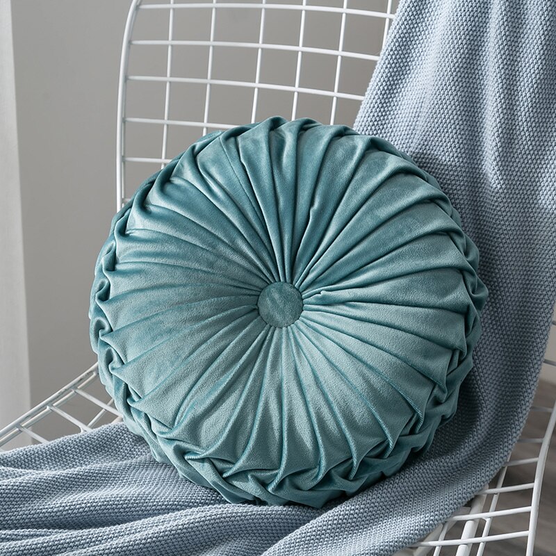 Luxe dikke sierkussens, zachte corduroy ronde decoratieve kussen, zitkussen, stoel, woondecoratie, terras voor auto, kantoor, bed, sierkussen: Groente