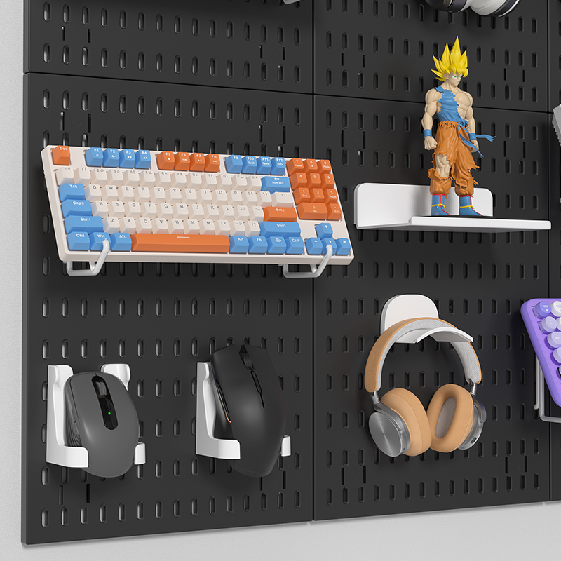 Pegboard-accessoires Organizer Kit Hangende pegboard-panelen Veelzijdige pegboard-kit Plankopslaghaken VOOR oplossingen Wandopslag