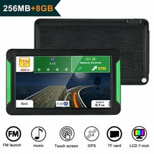 7 Inch Gps Navigator Draagbare Navigator 8 Gb-256 Mb Gps Navi Navigatie Apparaat Kaarten Truck Car Auto Touch screen