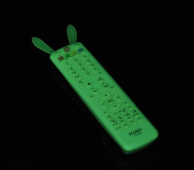 Luminous / Transparent Silicone Anti-dust Case for Smart LCD LED TV, AC Remote Cute Rabbit Waterproof Protector Case Cover L/S: Luminous L