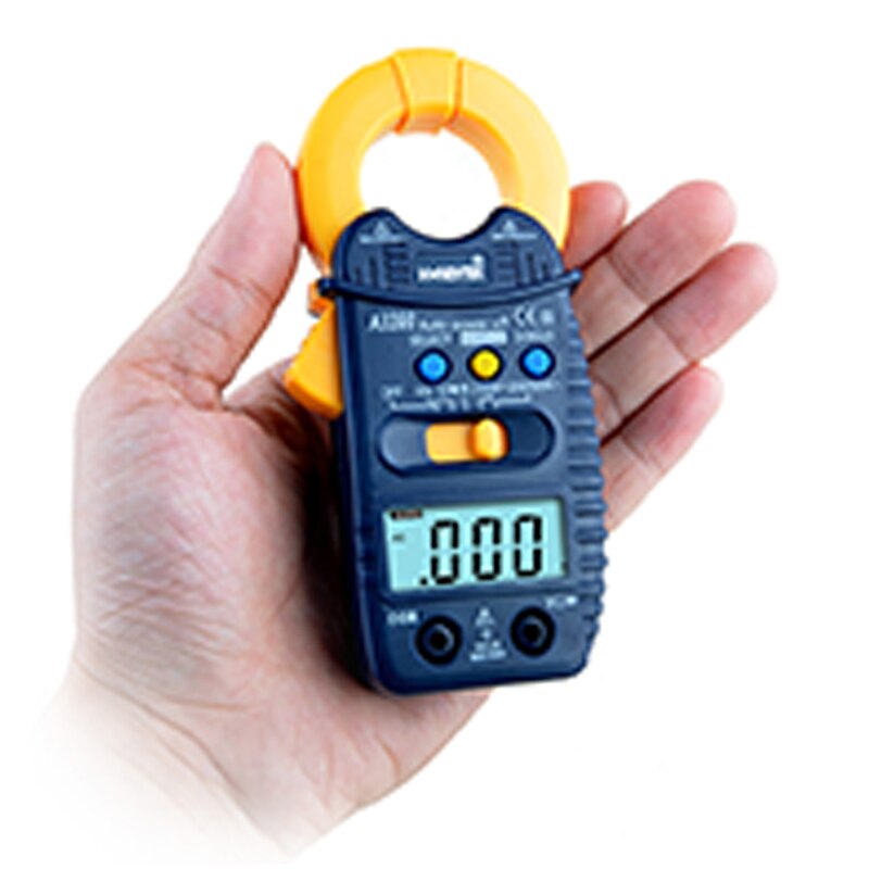 Honeytek Mini Digitale Stroomtang Stroomtang Meter Data Hold Multimeter Klem Tester Auto Range Multimeter Ac/Dc Spanning